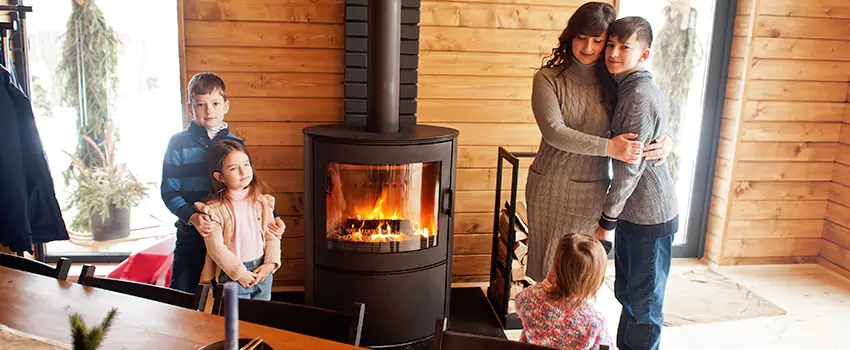 Morso Cast Iron Fireplace Insert Installation in Elmwood Park, Illinois