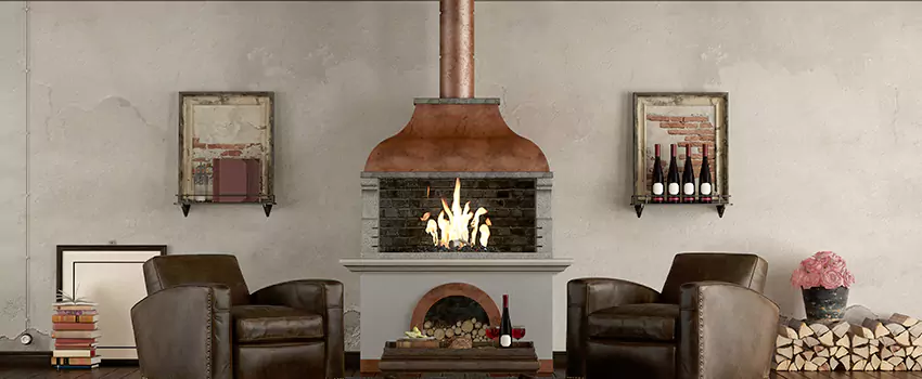 Thelin Hearth Products Providence Pellet Insert Fireplace Installation in Elmwood Park, IL
