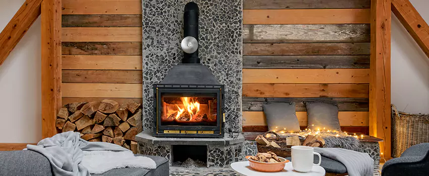 Thelin Hearth Products Direct Vent Gas Stove Fireplace Inspection in Elmwood Park, Illinois